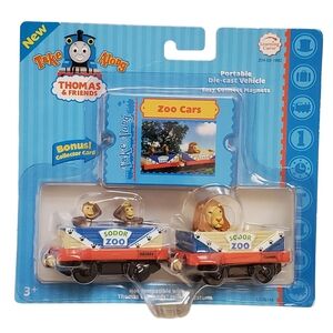 NEW Thomas & Friends Take Along Zoo Cars Set Learning Curve Die-Cast Toy NWT